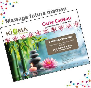 Bon cadeau massage future maman